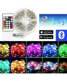 Gaman Yeni Model Bluetoothlu USB LED Işık 10 Metre Rgb Çok Renkli Sese Duyarlı Çok Modlu - 1