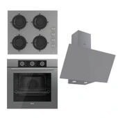 Ferre Flowart Basic Serisi Gri Ankastre Set (cs208 + Xe62cpr + D079 ) thumbnail 1