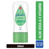 Johnsons Baby Aloe Vera Nemlendirici Jel Yağ 200 ml - 2