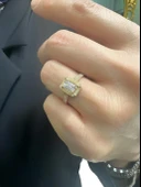 Tek Baget Sade Zarif Şık 8 Ayar Altın Yüzük thumbnail 3