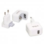S-LİNK IP-587/IP-801/IP-860/SLP-200 USB IPOD/IPAD/IPHONE5 USB  (BEYAZ) 5V 2A ADAPTÖR - 1