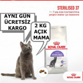 Royal canin sterilised 37 kısırlaştırılmış kedi maması 2 KG AÇIK MAMA KÜREK HEDİYELİ - 2