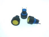 Onpow LAS1-APY-D/Y 24V Sarı M16 Sinyal Lambası Yuvarlak - 1