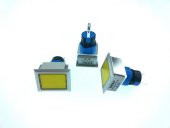 Onpow LAS1-AWJ-D/Y 24V Sarı M16 Sinyal Lambası Büyük Dikdörtgen - 1