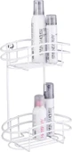 WENKO  2 katmanlı duvar rafı Classic Plus - Çelik, 24 x 32,5 x 15 cm, Beyaz - 3