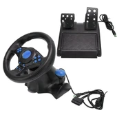 Titreşimli 4in1 PC/XBOX360/PS3/PS2 USB Oyuncu Bilgisayar Oyun Direksiyon Seti Tak/çalıştır thumbnail 4