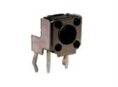 TACT  BUTON  6x6 90° PCB tip Siyah ~ KIRMIZI  4,3 mm - 2