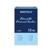 WRITECH W-805P BASMALI PERMANENT KALEM REFILL KIRMIZI - 12'Lİ KUTU - 3