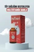 PufiVet Kedi Tüy Sağlığı Damlası Plus B |Kediler İçin Tüy Dökümünü Azaltır - 1
