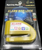 Racing Moto Alarm Disk Kilidi Sarı - 1