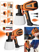 Germany Style Profesyonel 1300 W Elektrikli Sprey Boya Püskürtme Tabancası İlaçlama Makinesi thumbnail 1