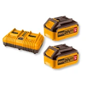Ingco FBCPK2425E Li-ion Akü ve Şarj Cihazı Seti 20V 5.0Ah - 1