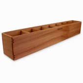 Woodsaka Reka 8 Bölümlü Ayarlanabilir Kalemlik Organizer - Kiraz - 2