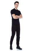 POLO YAKA SİYAH TİŞÖRT - 1