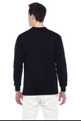POLO YAKA LACİVERT SWEATSHİRT - 3
