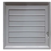 Plastik Menfez 40X40 Yapışkan Bantlı Beyaz - 1