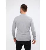 POLO YAKA GRİ SWEATSHİRT - 3