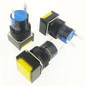 Onpow LAS1-AF-D/Y 24V Sarı M16 Sinyal Lambası Kare - 1