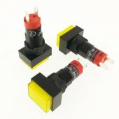 Onpow LAS3J-D/Y 24V Sarı M10 Sinyal Lambası Dikdörtgen - 1