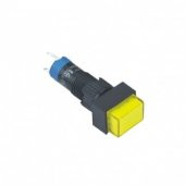 Onpow LAS4F-11/Y Buton 24V Sarı Işıklı M8 Kare - 1