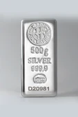 NADİRMETAL 500 gram Külçe Gümüş - 1