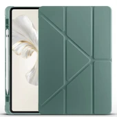 Honor Pad 9 Uyumlu Kılıf Tri Folding Kalem Bölmeli Standlı Kılıf - 2