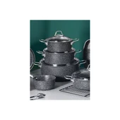 FALEZ BLACK LİNE 24 CM GRANİT KARNIYARIK TENCERE - 4