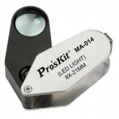 Proskit MA-014 Işıklı Büyüteç  8x21mm - 1