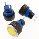 Onpow LAS1-AWY-D/Y 24V Sarı M16 Sinyal Lambası Yuvarlak - 1