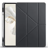 Honor Pad 9 Uyumlu Kılıf Tri Folding Kalem Bölmeli Standlı Kılıf - 7