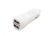 S-LİNK  IP-800 / IP-809 ÇAKMAK USB Araç Şarj Cihazı  BEYAZ 2X Out:USB 5V 2,1A-1A - 1