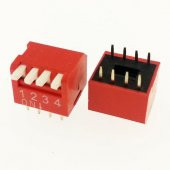 4 Pin Piano Tip Dip Switch - 1