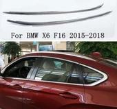 Bmw X6 Uyumlu 2016 2019 Tavan Çıtası Gümüş Gri - 1