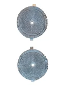 Bosch Siyah Pro Hygienic Islak Kuru 2 Sı 1 Arada Premium Aqua Şarjlı Dikey Süpürge Paspas Pedleri 2li - 2