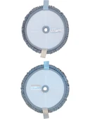 Bosch Siyah Pro Hygienic Islak Kuru 2 Sı 1 Arada Premium Aqua Şarjlı Dikey Süpürge Paspas Pedleri 2li - 1