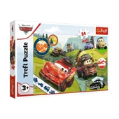 PUZZLE-14352 Maxi Disney Cars 3 24 Parça Çocuk Puzzle - 1