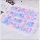 EPOKSİ REÇİNE SİLİKON KALIP İTHAL ÇOKLU KÜPE GÜL SİLİKON KALIP HB75215 - 0007 - 2