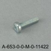 A-653-P-0-S-0 M3x12 mm YSB Metrik Siyah Vida - 1