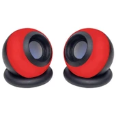 1+1 Usb Mi̇ni̇ Oval Hoparlör - Speaker (2*3 Watt - 4 Ohm) - 1