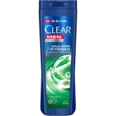 Clear Men Kepeğe Karşı Etkili Şampuan Günlük Arınma ve Ferahlık Sedir Ağacı ve Okaliptus Özleri 350 - 1