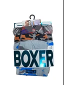 Star 106 Desenli Pamuklu Kemer Likralı 3'lü Boxer - 4