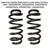 Standart Yay ST104046R - 1998-2006 BMW 3 Serisi E46 Arka Helezon Yay Takımı (2 Adet) - 2