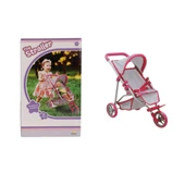 9614  3 Tekerlekli Pembe Gri Puset - thumbnail 2