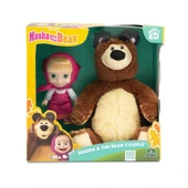 Masha ile Koca Ayı 20 Cm Peluş 12 Cm Bebek MHA21000 - 3