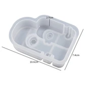 EPOKSİ REÇİNE SİLİKON KALIP İTHAL ÇİFT YÜZ FİGÜR MUM TAŞ TOZU SİLİKON KALIP HB45215-0013 - 1