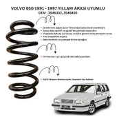 Arka Helezon Yay Takımı - 2 Adet Standart Yay ST135010R, Volvo 850 (1991-1997) Uyumlu thumbnail 1