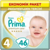Prima Premium Care Bebek Bezi Ekonomik Paket 4 Beden 46 Adet - 1