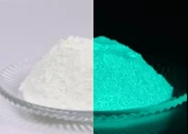 FOSFOR TOZU TURKUAZ RENK KARANLIKTA PARLAYAN EPOKSİ REÇİNE VE SANATSAL FOSFOR 1 KG - 1