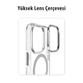 Peeq iPhone 16 Crystal Magsafe Telefon Kılıfı - 6