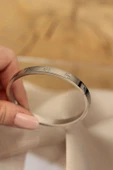 Silver Renk Çelik Bilezik - TJ-BB3569 - 2